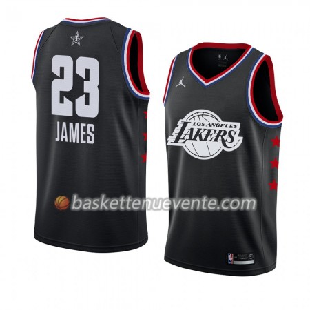 Maillot Basket Los Angeles Lakers LeBron James 23 2019 All-Star Jordan Brand Noir Swingman - Homme